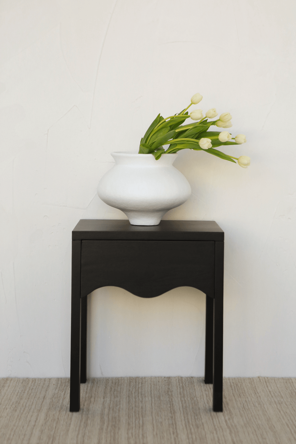 Aubrey Bedside Table | Black