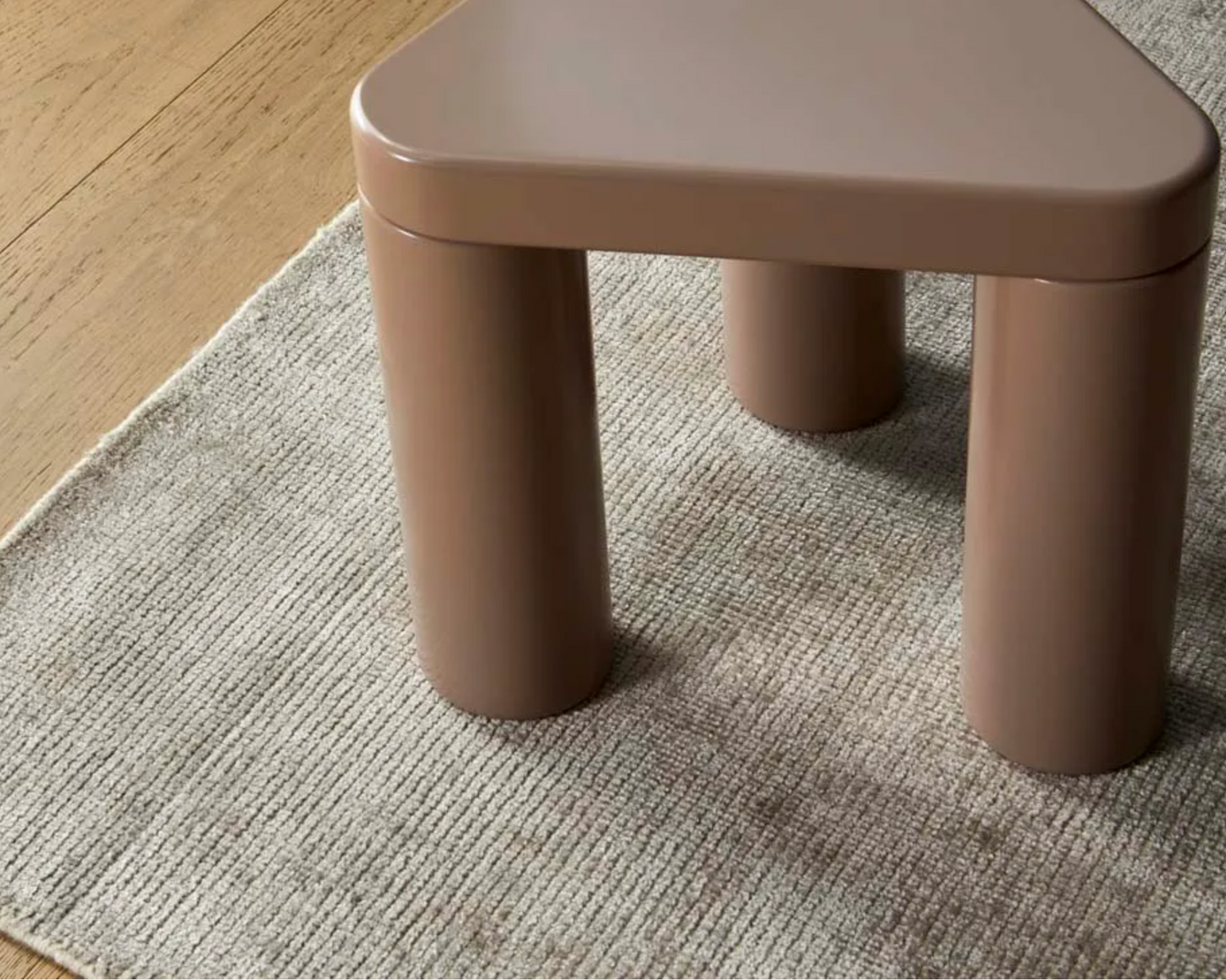 Frankie Tri Side Table - Gloss Dusk